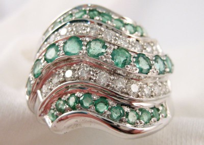 arteoro laboratorio orafo anello diamanti