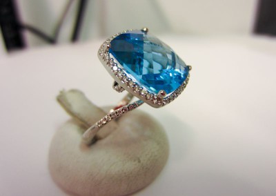 arteoro laboratorio orafo anello diamanti
