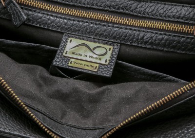 arteoro laboratorio orafo venezia borsa pelle nera